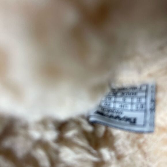 BearPaw  Phylly tan leather suede wool blend lining sheepskin footbed size 11 - Picture 5 of 12